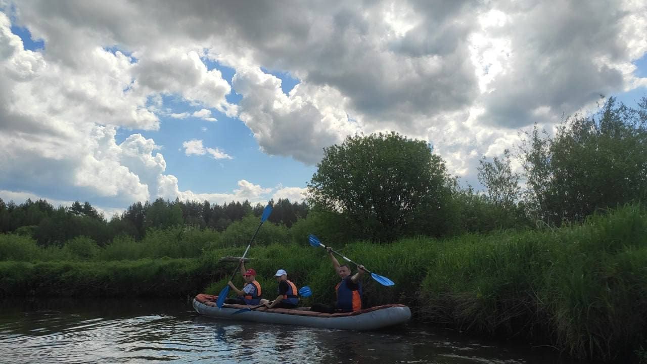 Поход на байдарках по р. Илья 2024