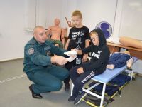 Школа карате в летнем лагере с МЧС