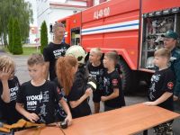 Школа карате в летнем лагере с МЧС