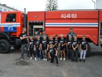 Школа карате в летнем лагере с МЧС