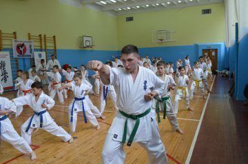 Кю-тест в Минской федерации Кёкусинкай