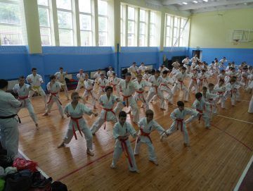 Кю-тест в Минской федерации Кёкусинкай