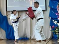 Мастер-класс киокушинкай карате в 21-й школе Минска