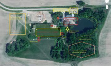 СХЕМА места проведения пешего марафона «Тропа Мужества»